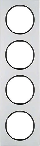 Hager R.3 – Framework R3 4 Elements Aluminium/Black