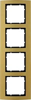 Hager B3 – Aluminium Frame 4 Elements Gold Anthracite