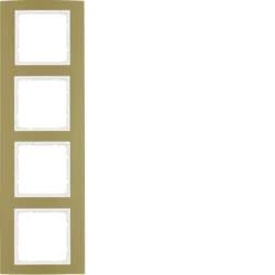 Hager B3 – 80 x 80 Frame 4 Elements Gold