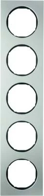 Hager R.3 – Framework R3 Steel 5 Elements Black