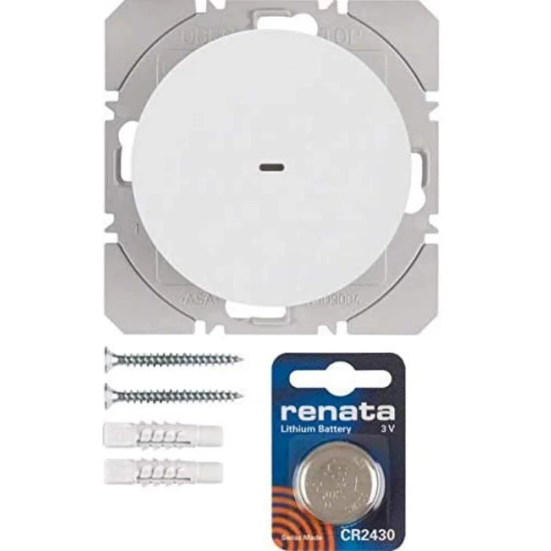 Hager – Push Button Surface Simple usbquicklink RX Polar White Brightness