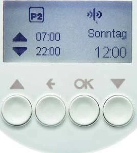 Berker 85741139 Jalousie-Schaltuhr, R.1/R.3, polarweiß glänzend