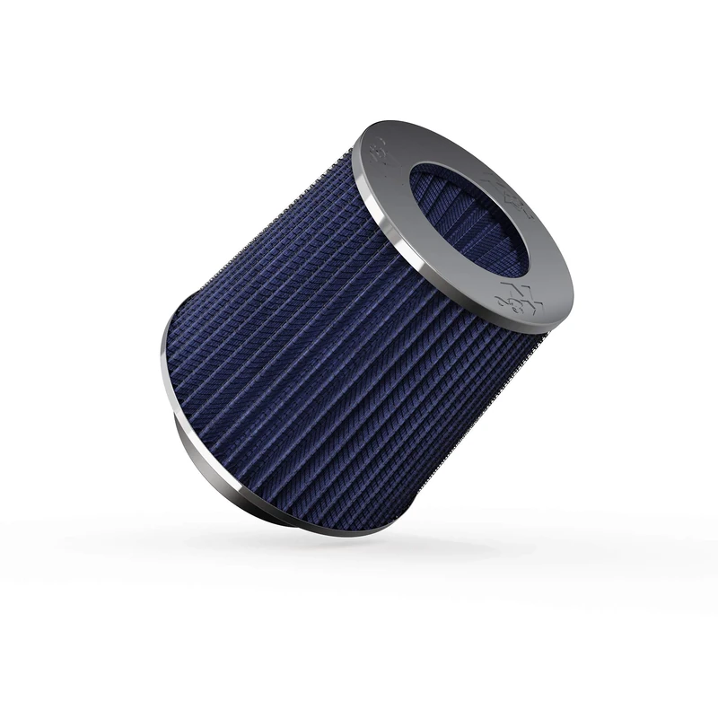 K&N Filters RG-1001BL Car and Motorcycle Universal Filter, Chrome