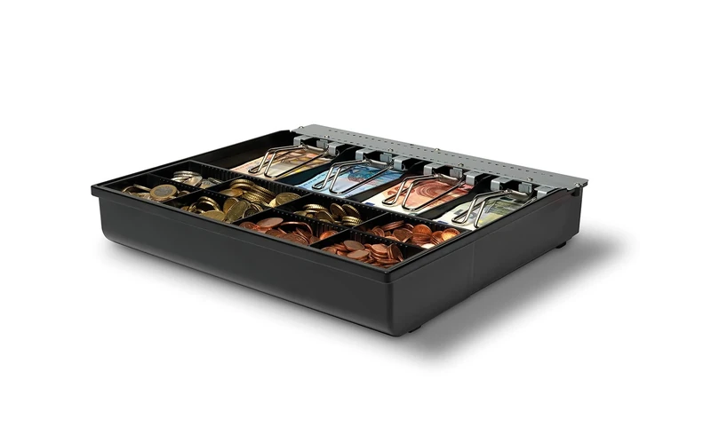 Safescan 3540T Drawer Insert for SD-3540 Layout 8 Coin Compartments Black