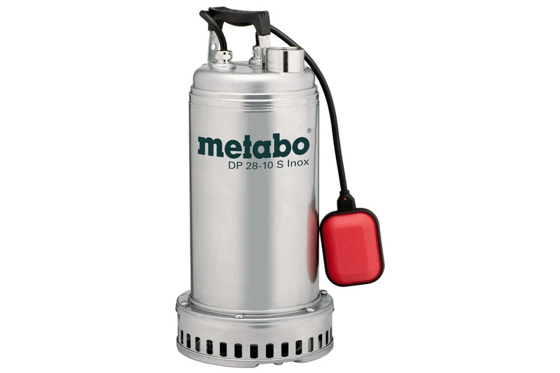 Metabo Drainage Pump DP 28-10 S INOX (604112000) Carton, Nominal Input: 1850 W, Max. Flow Rate: 28000 l/h, Max. Delivery Height: 17 m