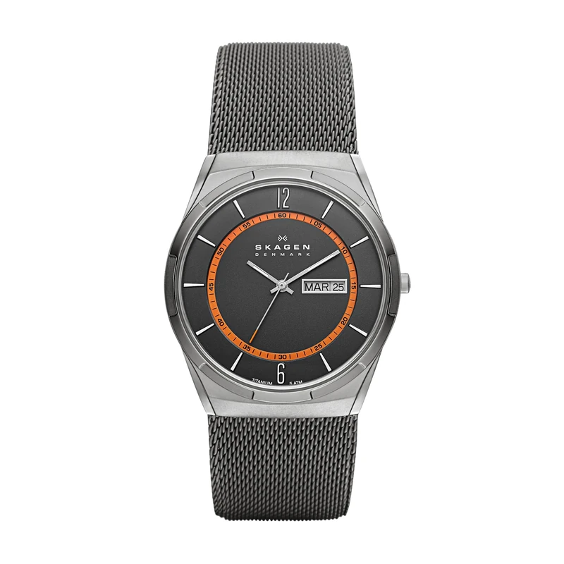 Skagen Melbye SKW6007 Three-Hand Watch - Mesh Band