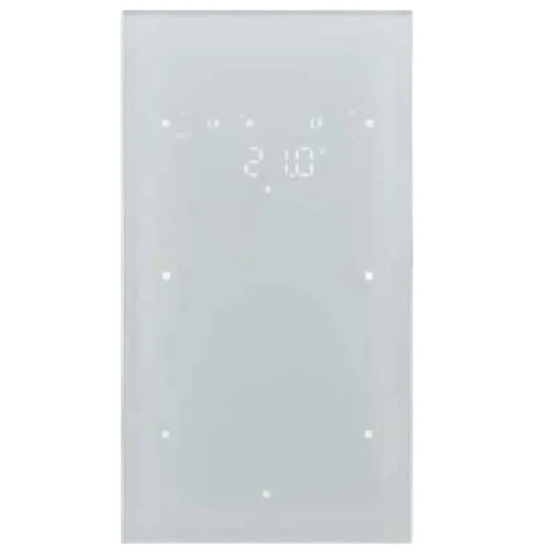 Hager 75642150 – Socket (5 – 45 °C, White, Glass, IP20, 81 mm, 23 mm)