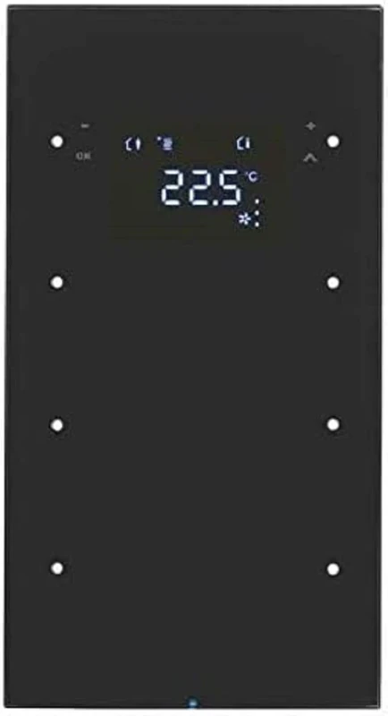 Hager 75643055 – Socket (5 – 45 °C, Black, Glass, IP20, 81 mm, 23 mm)