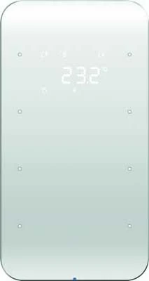 Hager r.1 – Keyboard R1 3 Phase Thermostat Glass White Polar