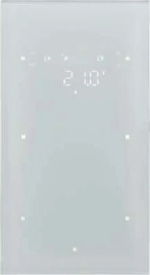 Hager 75643150 – Socket (5 – 45 °C, White, Glass, IP20, 81 mm, 23 mm)