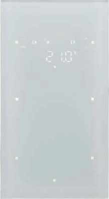 Hager 75643160 – Socket (5 – 45 °C, White, Glass, IP20, 81 mm, 23 mm)