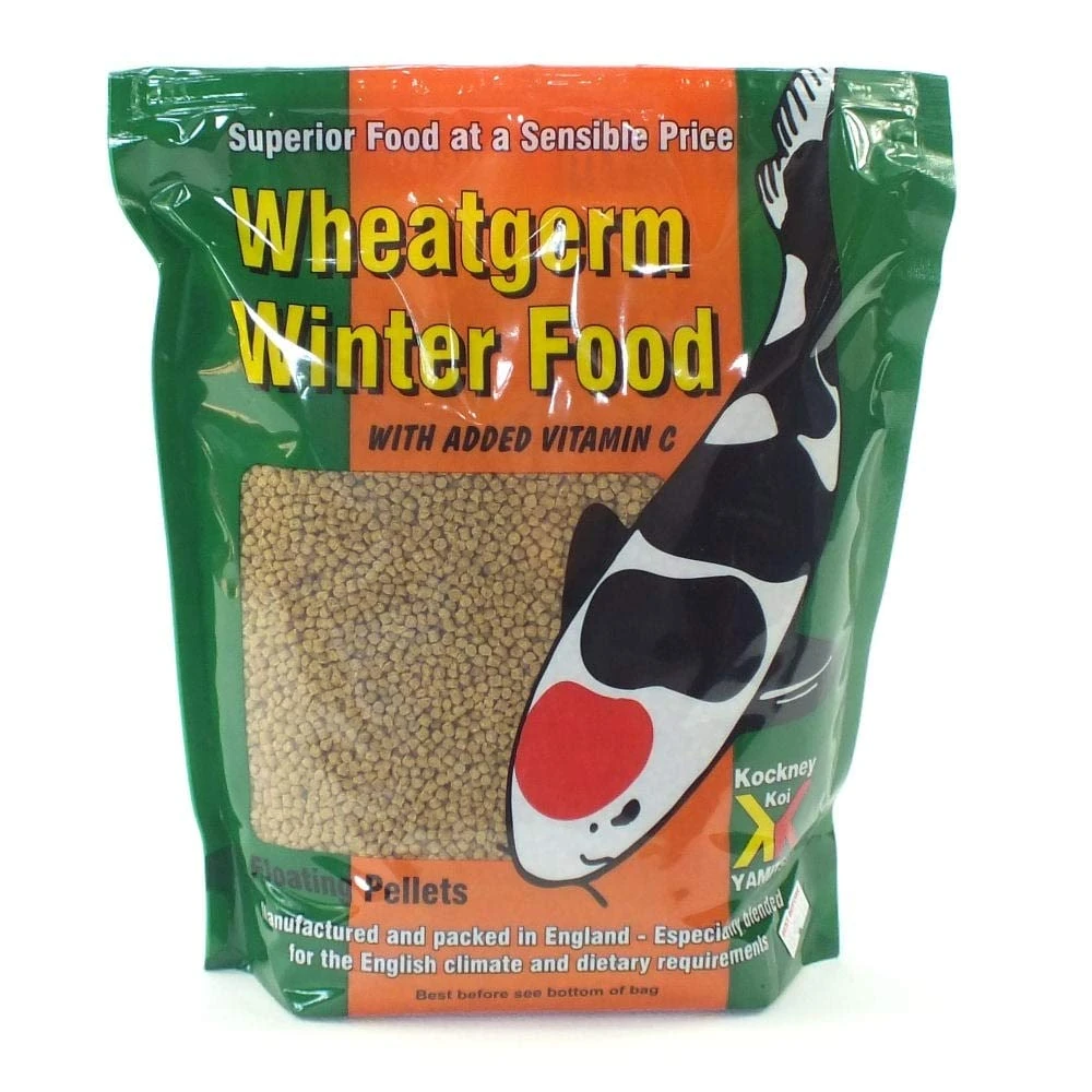 Kockney Koi Wheatgerm Winter Food - Floating Pellets 3mm - 1 Kg