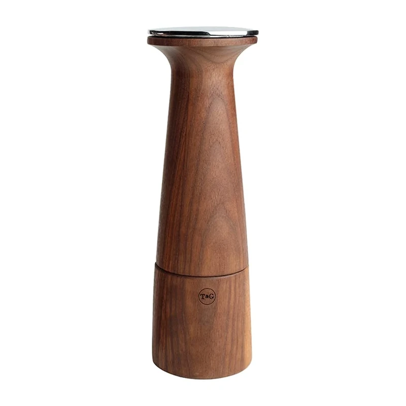 T&G CrushGrind Oblique Black Walnut Salt Mill, 20.5 cm, 11655