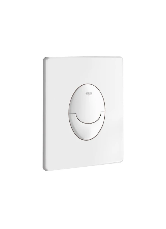 GROHE Start Flush Plate for Concealed Gd2 Cisterns, Water-Saving, Dual Flush with Start-and-Stop Activation, Easy to Install, Alpine White. 38964SH0 - Image 1
