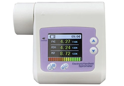 Contec Electronic Digital LED Spirometer + Inbuilt Memory + USB Cable + Software