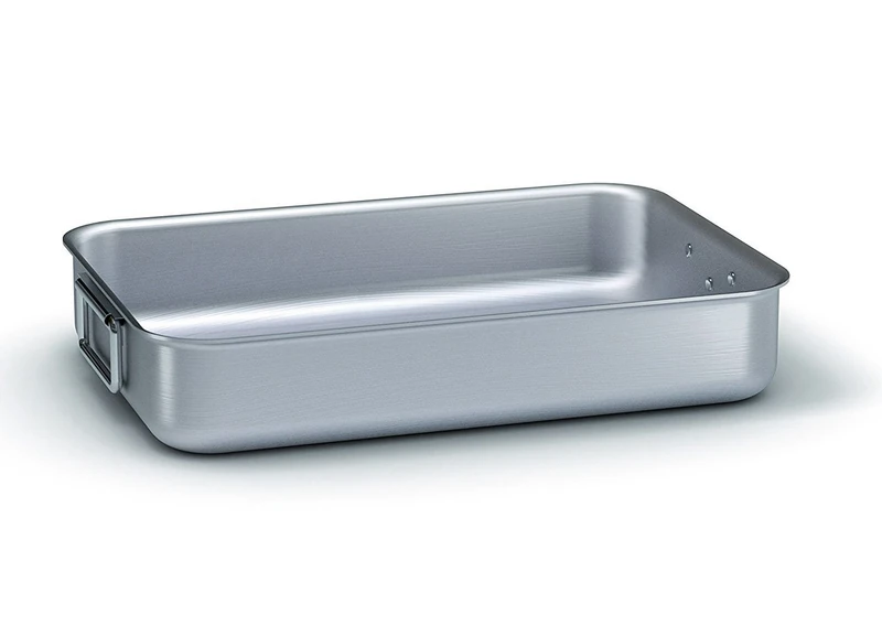 Ballarini Professional Roasting Dish High, Aluminium, Grey, 40x28x7 cm