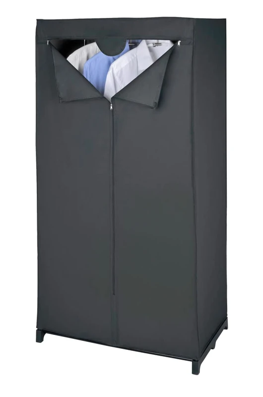 Wenko Deep Black 43821010100 Wardrobe Plastic Film 75 x 150 x 50 cm Black - Image 1