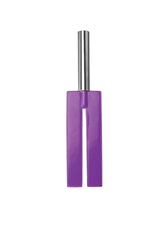 Ouch! Leather Slit Paddle Purple