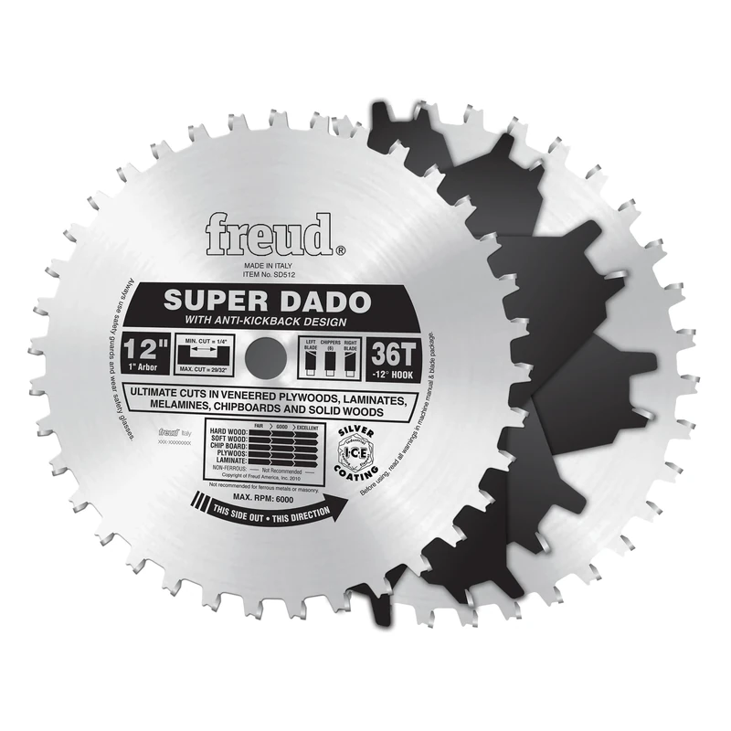 Freud SD512: 12" Super Dado Sets - Image 1