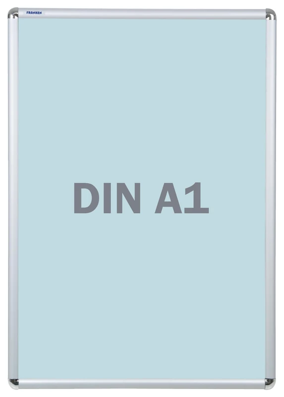 FRANKEN Bilderwechselrahmen DIN A1/ BS0704 DIN A1 Silber 25er Profile