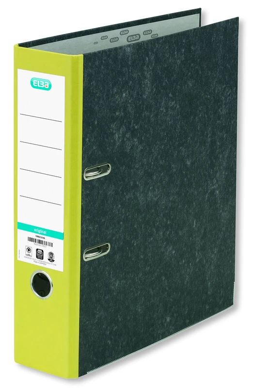 'Elba Smart Original Ringbinders |/A4/Narrow/Interchangeable Spine Label Pack of 10 breit (1 Stück) Yellow