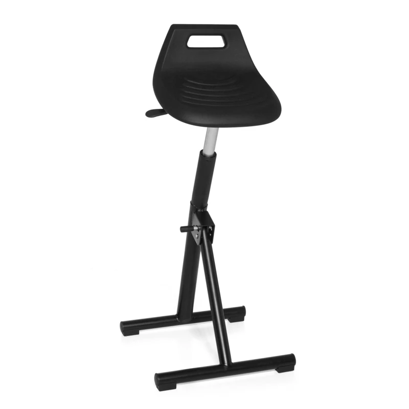 hjh OFFICE, 665150, Counter chair, draughtsman chair, TOP WORK 31, black, foam, high rise task chair, stand, ironing chair, height adjustable - Image 1
