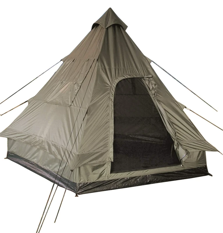 Mil-Tec Unisex - Adult Teepee Pyramid Tent, Multicoloured, One Size