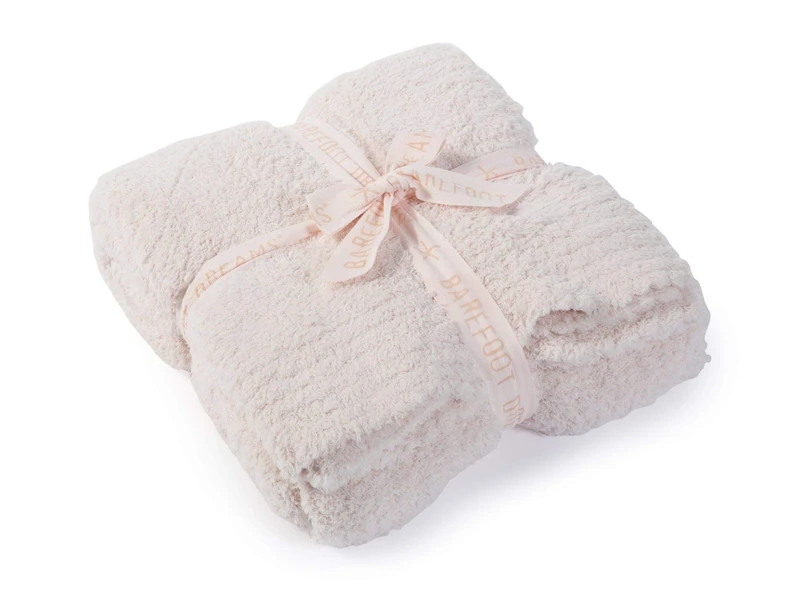 Barefoot Dreams Cozychic Throw - Pink 54" X 72" - Image 1