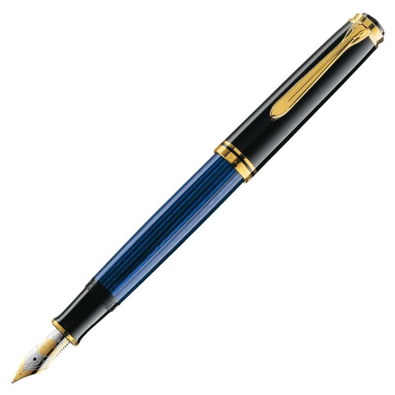 Pelikan Premium M800 Fountain Pen B Plume Noir/Bleu