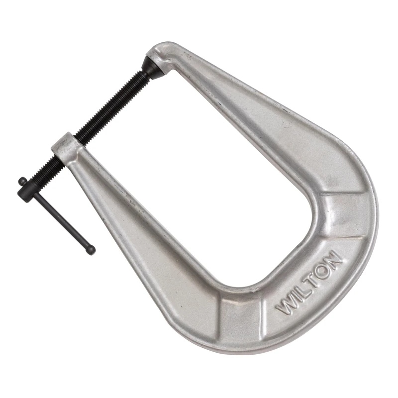 WILTON Tools 246 Xtra-Deep Reach Carriage C-Clamp, 2-1/2" Jaw Opening, 6-1/4" Throat (42460)