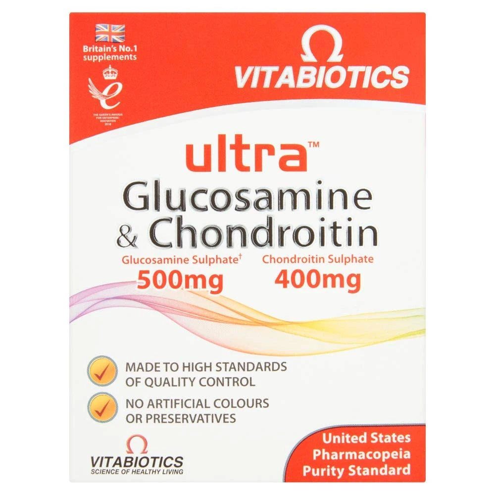 Glucosamine and Chondroitin Tablets, by Vitabiotics Ultra