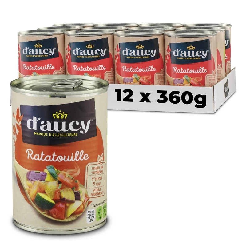 D'aucy Ratatouille 360 g (Pack of 12)