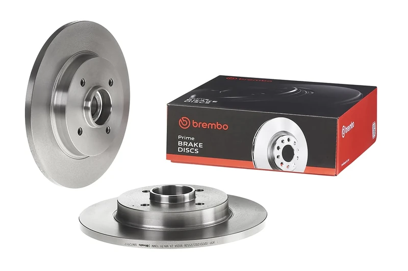 Brembo 08.A729.17 Rear Brake Disc with Bearing Kit & ABS - Single Piece