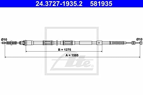 ATE 24372719352 Parking Brake Cable