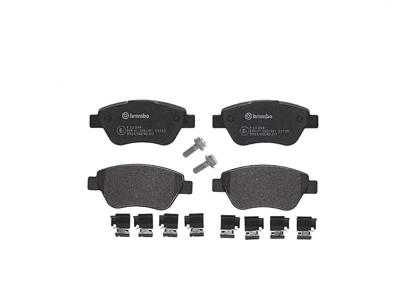 Brembo P23099 Front/Rear Disc Brake Pad - Set of 4