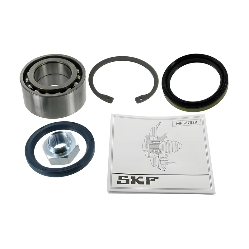 SKF Wheel Bearing Kit With Shaft Seal VKBA 3718 Front Axle Position Outer Diameter 72 mm Height 111 mm Length 111 mm Width 84 mm - OE Quality