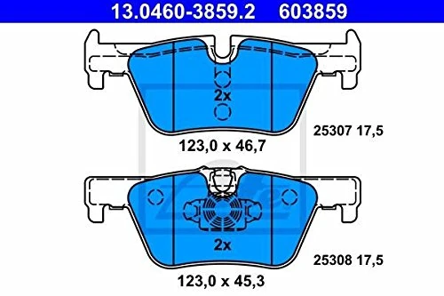 ATE 13046038592 Disc Brake Pad Set