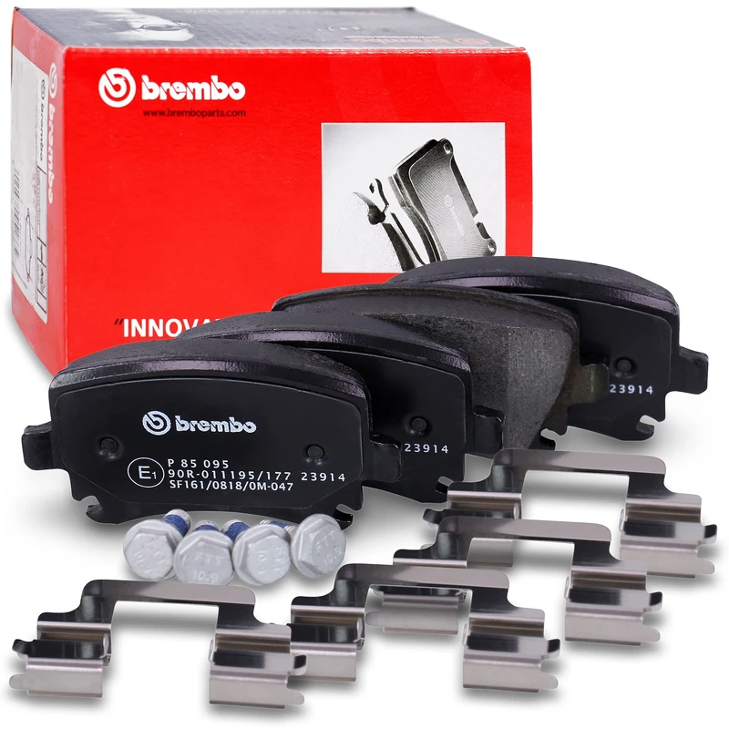 Brembo P85095 Rear Disc Brake Pad Set - Audi TT & VW Golf