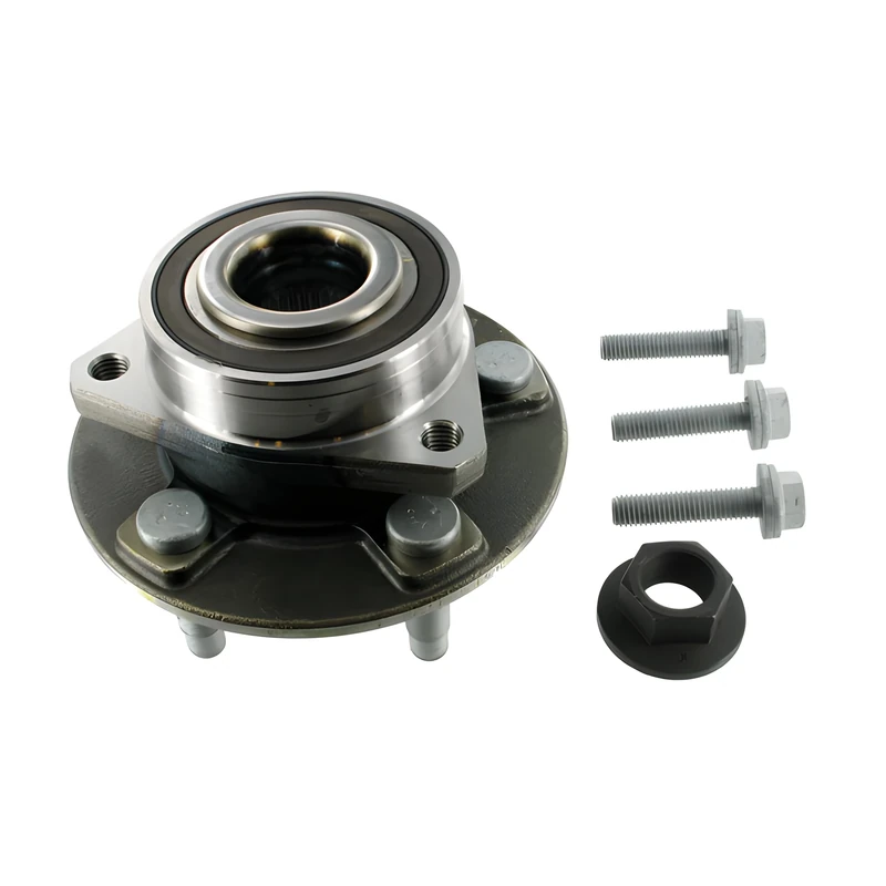 SKF Wheel Bearing Kit With Integrated ABS Sensor VKBA 6666 Position Front Axle Height 150 mm Length 205 mm Width 205 mm - OE Quality
