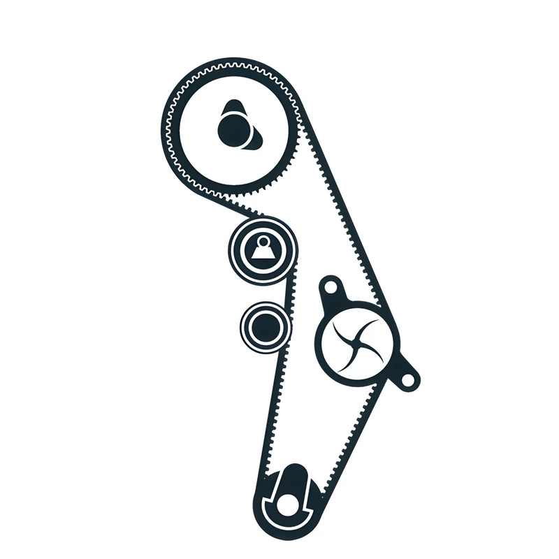 SKF Timing Belt Kit VKMA 01018 Height 64 mm Length 330 mm Width 141 mm - OE Quality