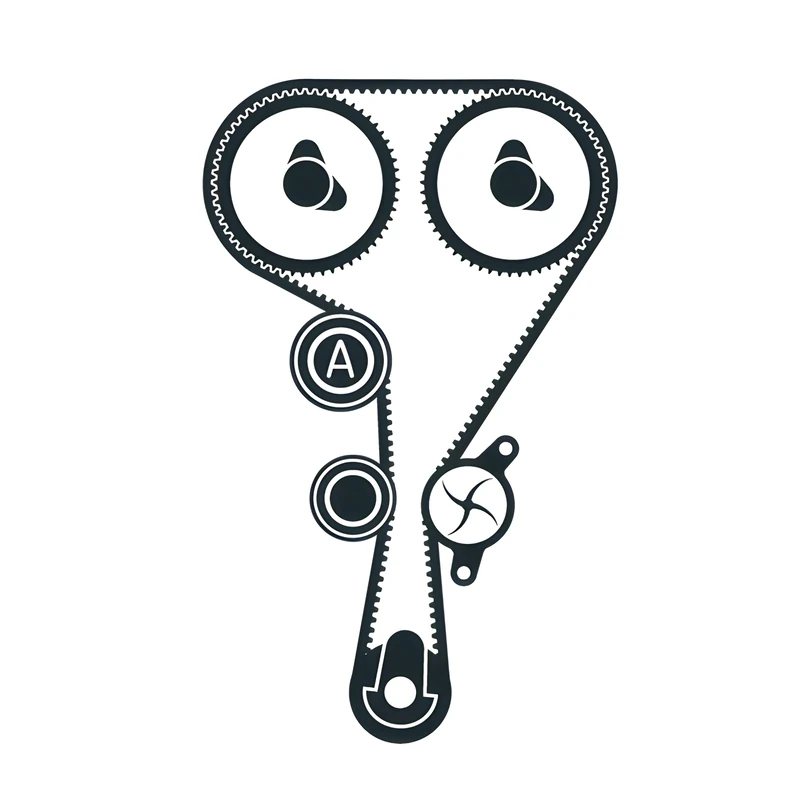 SKF Timing Belt Kit VKMA 06106 Height 46 mm Length 330 mm Width 141 mm - OE Quality