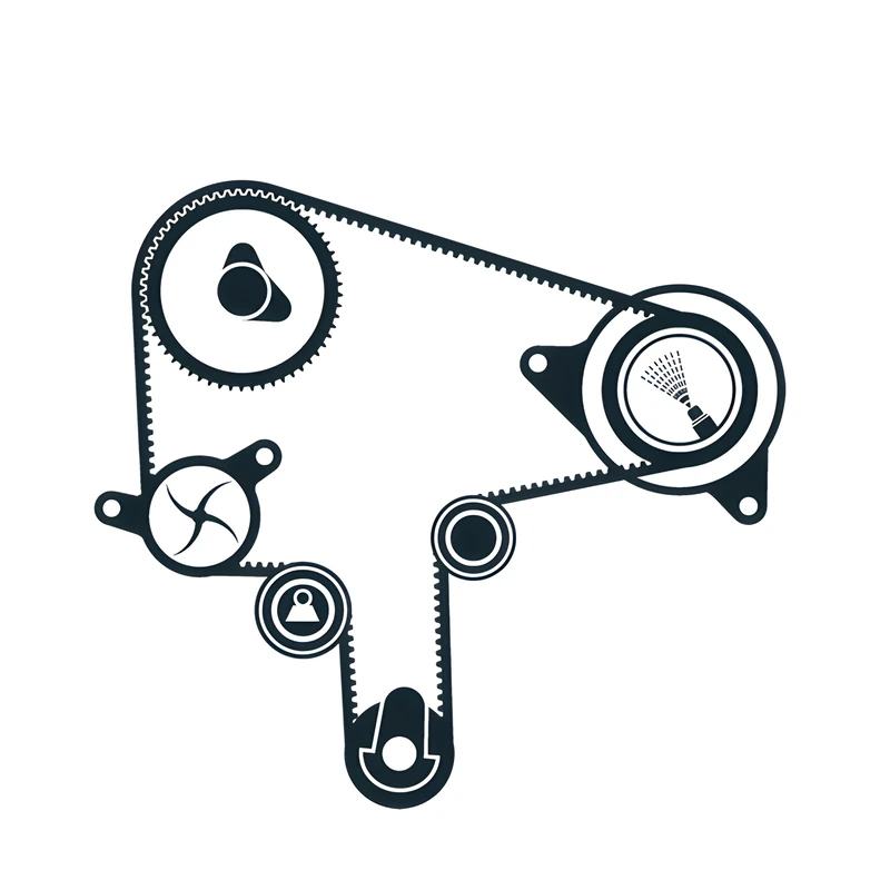 SKF Timing Belt Kit With Tensioner And Damper VKMA 94920 Height 67 mm Length 336 mm Width 143 mm - OE Quality