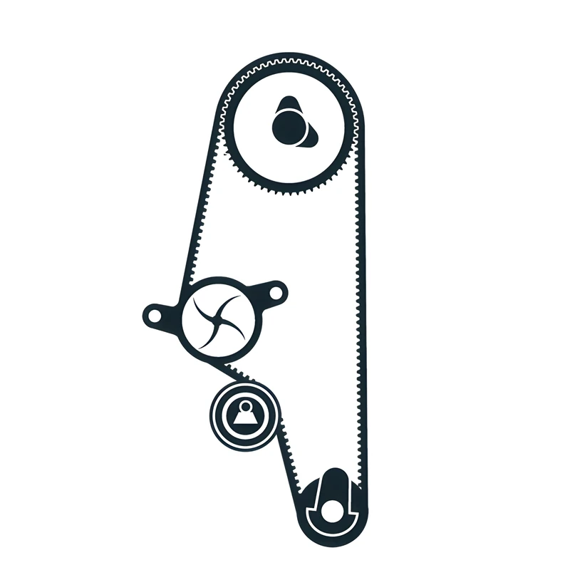 SKF VKMC 01107 Timing belt and water pump kit, Black