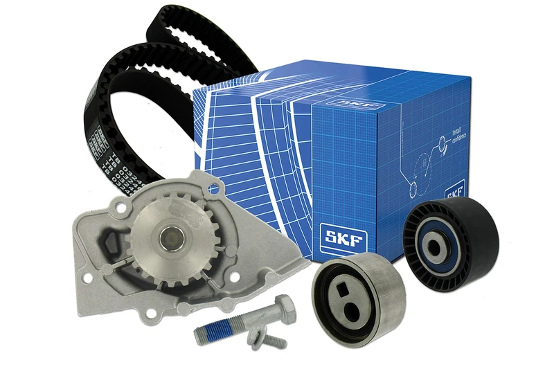 SKF VKMC 03247 Timing belt and water pump kit, Black