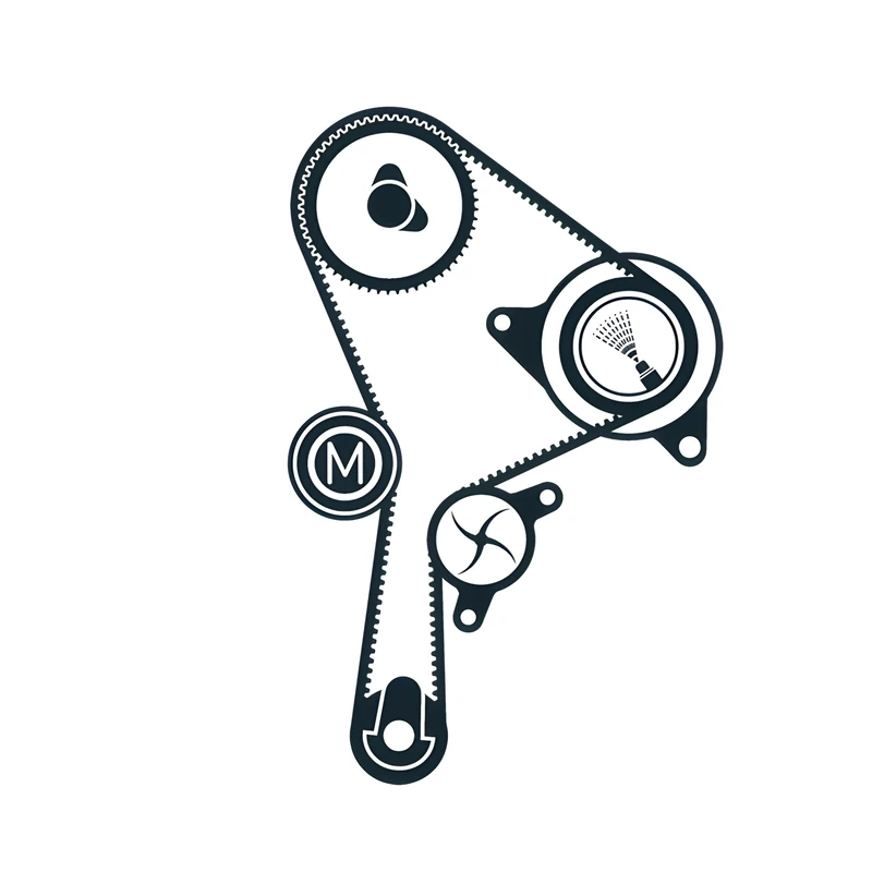 SKF VKMC 06127 Timing belt and water pump kit, Black