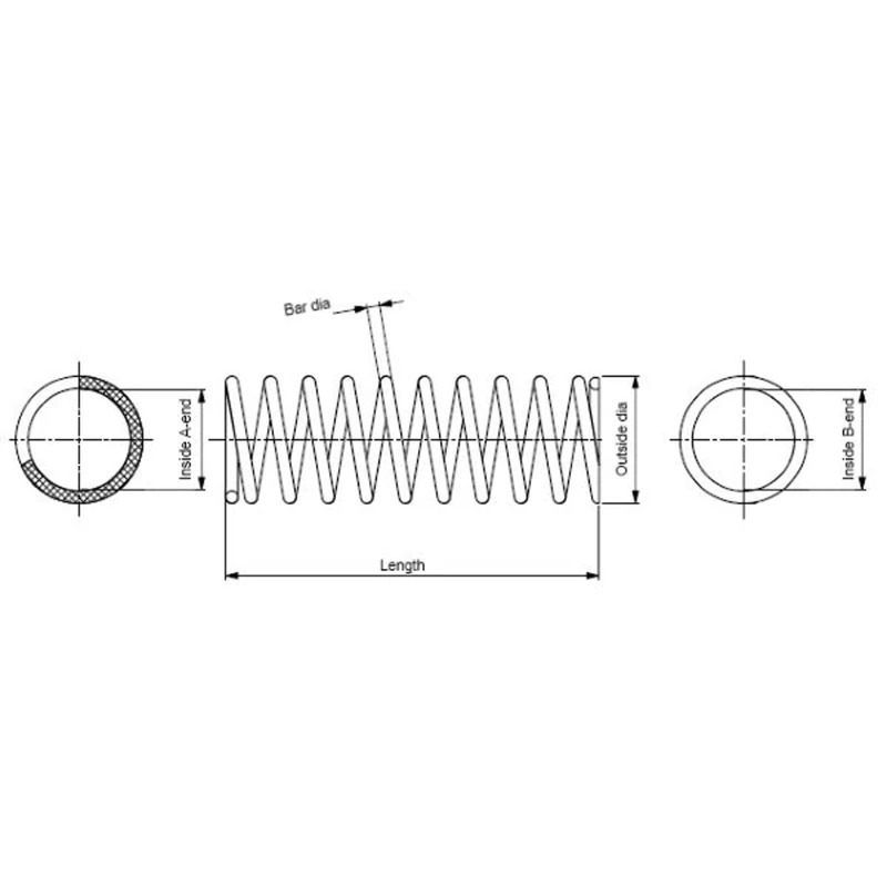MONROE Suspension Spring | SP3666 | OE-Matching Quality | Ride Comfort & Stability | Pack of 1