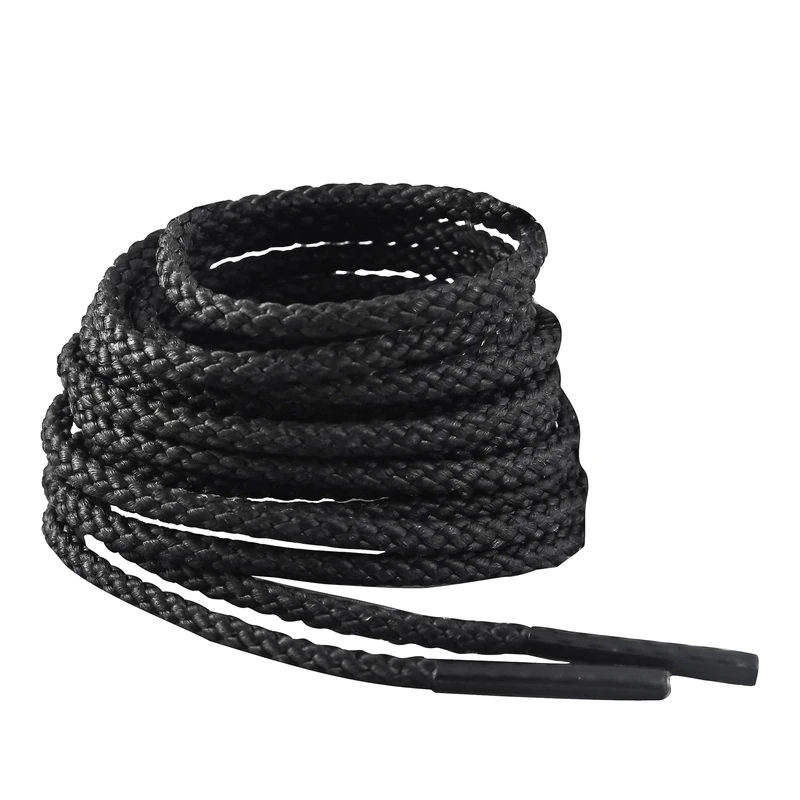 IRONLACE Unbreakable Boot & Shoe Laces - Black - 54 Inches - 137 cm