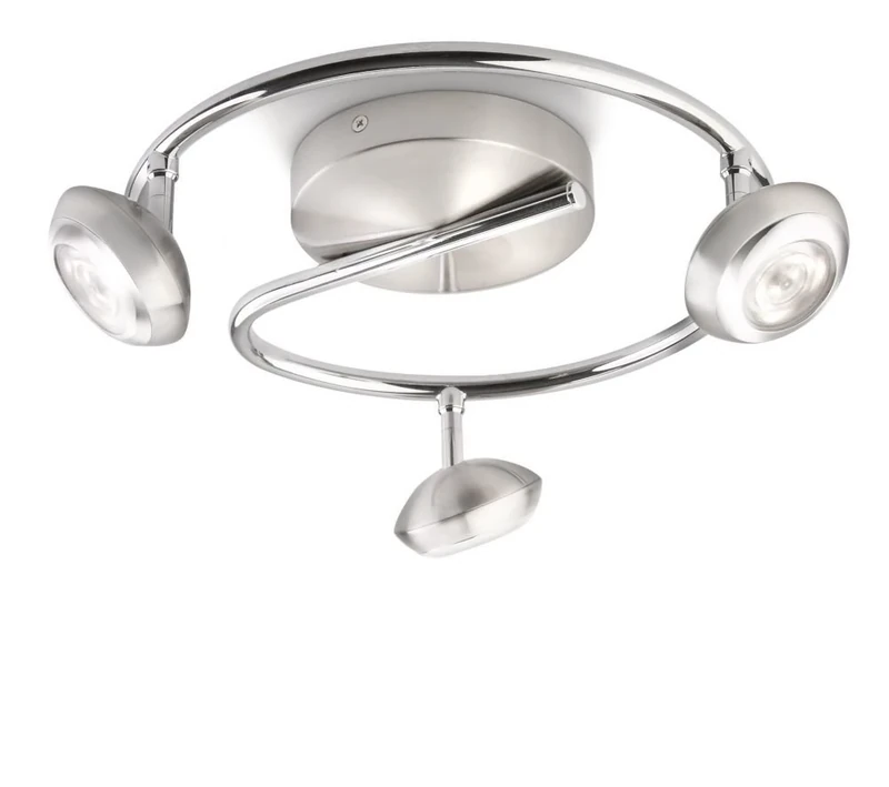 Philips myLiving Spotlight 57179/17/16 – Spot Light (Chrome, Bedroom, Living Room, IP20, LED, Warm White, 15000h)