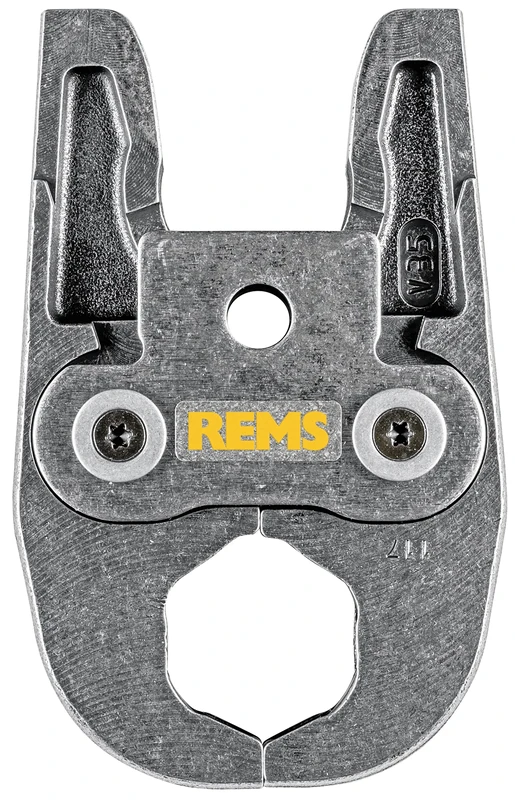 Rems Mini V 35 Crimping Pliers (with 2 Swivelling Monoblock Pressing Jaws, Compact Design) 578604