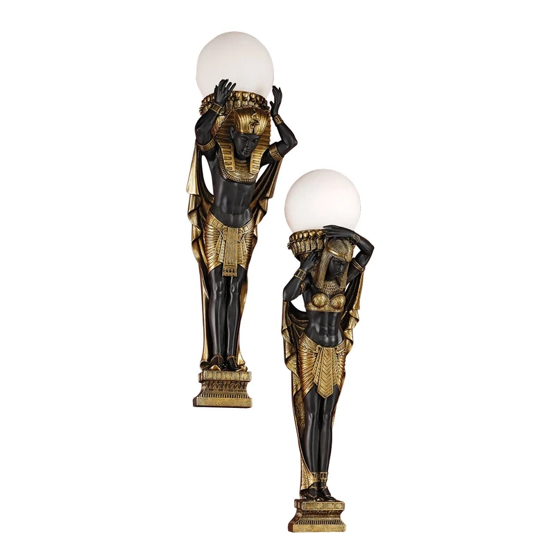 Design Toscano Egyptian Royalty Illuminated Wall Sculptures - Image 1